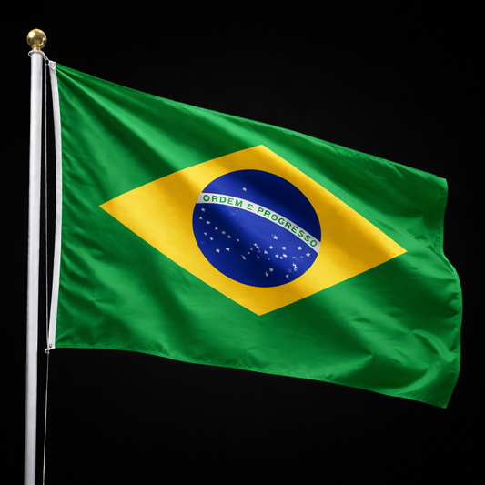 Drapeau Brésil 90x150 cm - Polyester Résistant