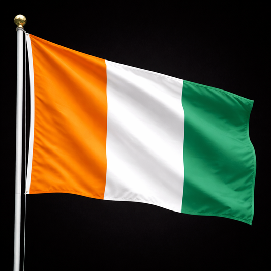 Drapeau Côte d'Ivoire 90x150 cm - Polyester Résistant